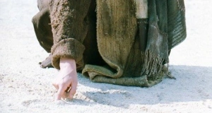 Jezus pisze na piasku